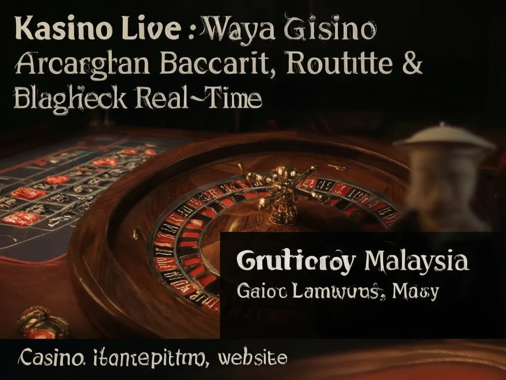 Kasino Live Waja Casino Dealer